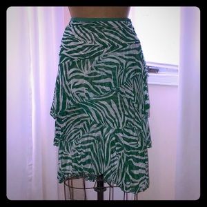 DVF Midi skirt 100% silk